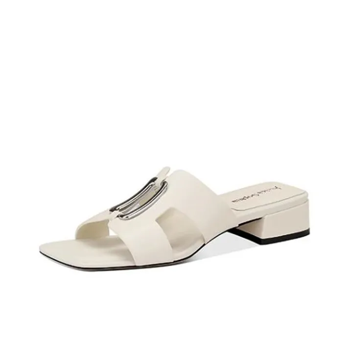 JESSICA SOPHIA Metal Slide Slippers Women's-5