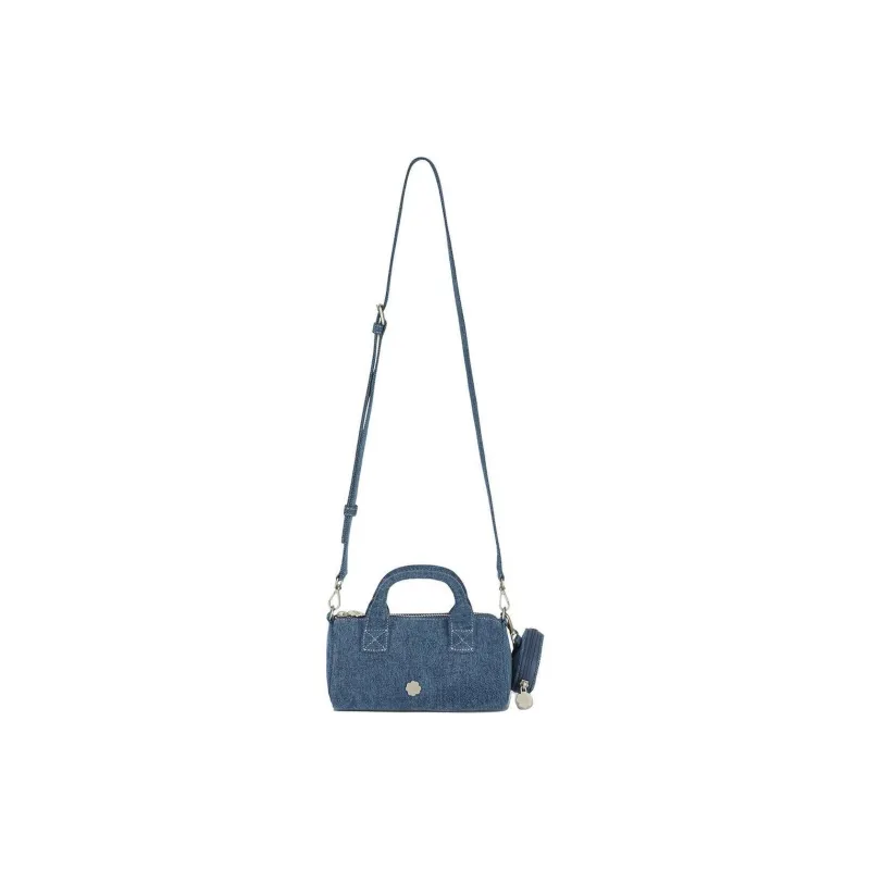 COVERNAT Cotton Handbag Shoulder Bag Crossbody Bag Mini Women's Denim Blue-1