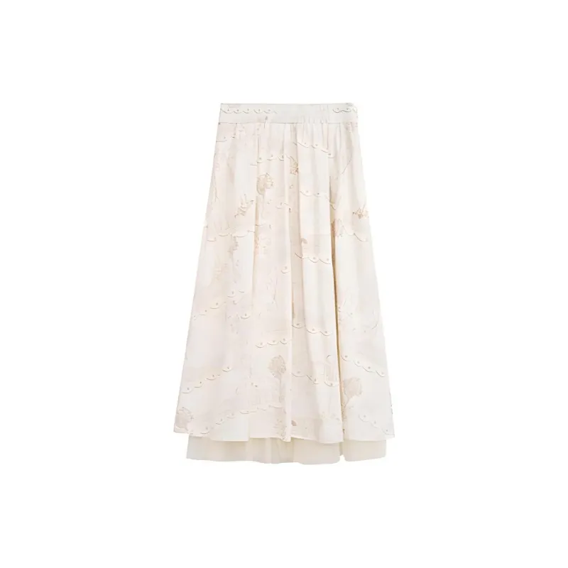 ZIHAN Casual Long Skirts Women's-1