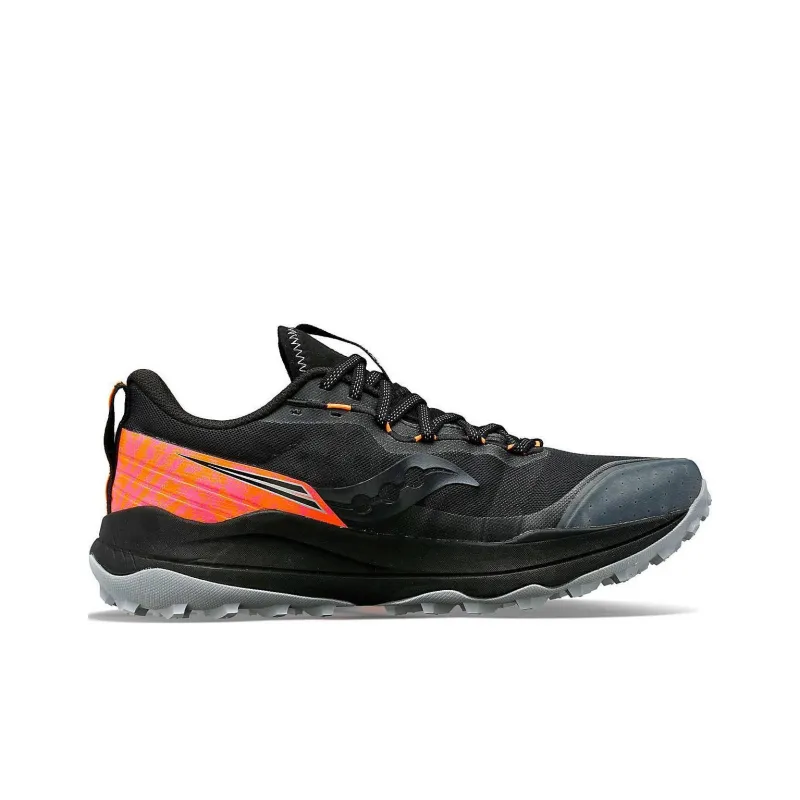 saucony Women's Xodus Ultra 2 'Black ViZi Orange'-1
