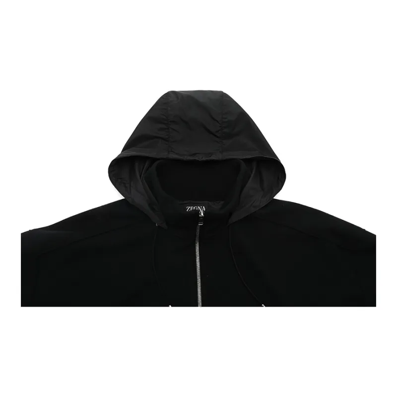 Zegna FW23 Jackets Coats Men's Black-3