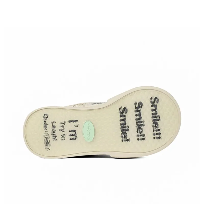 Ouder x Nam Po Wan Mid Top Skateboard Shoes Unisex Ecru-3