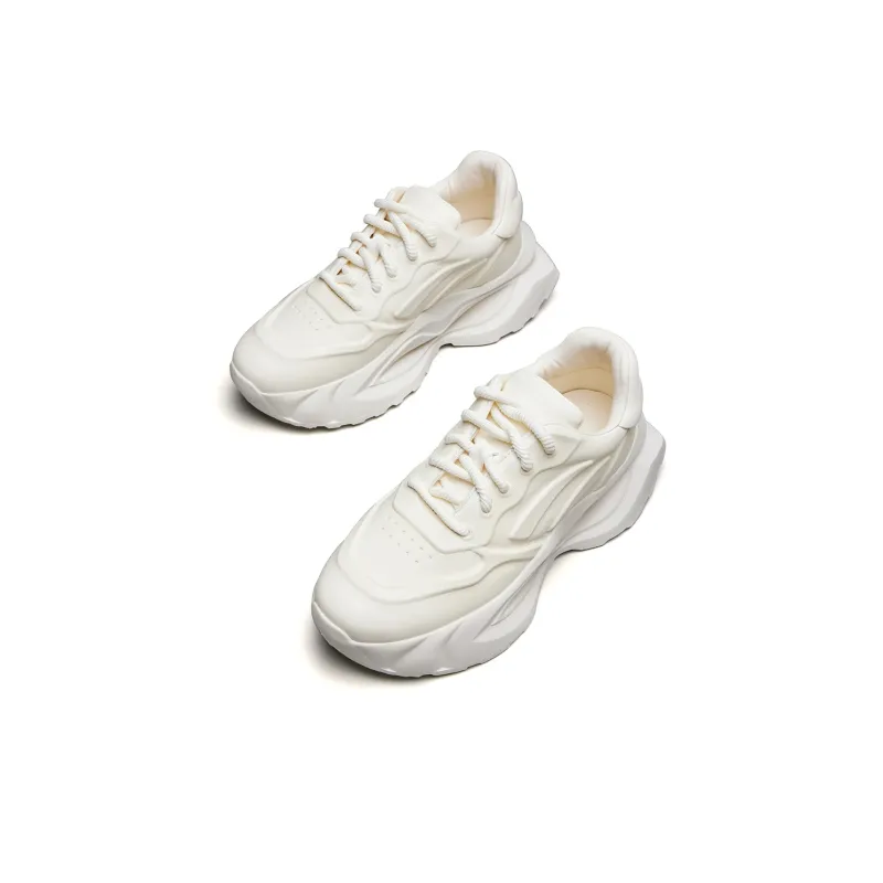 Fabrication Low Top Chunky Sneakers Men's White-3