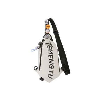 Alcohol Dragon Nylon Sling Bag Regular Unisex Black/White/Red/Blue