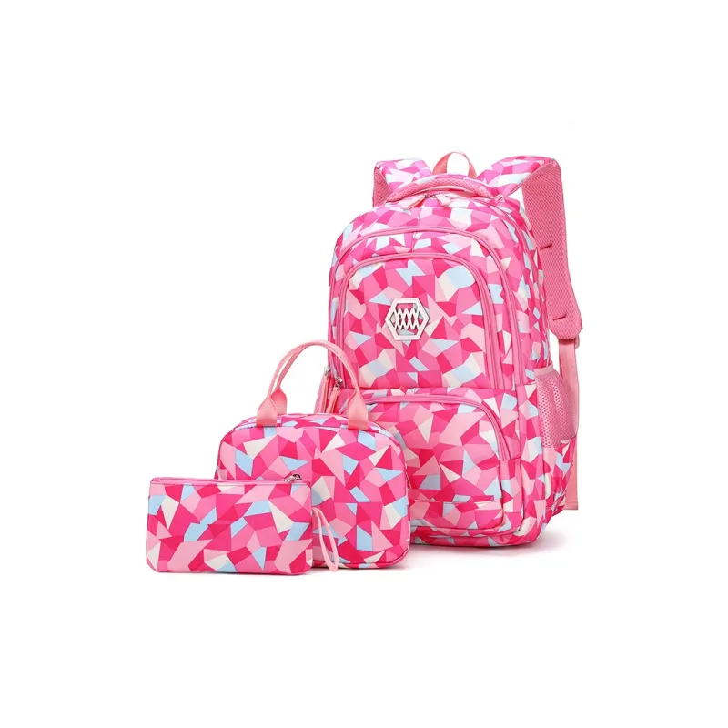 Natural Fish Nylon Fabric Backpack Unisex Multicolor-5