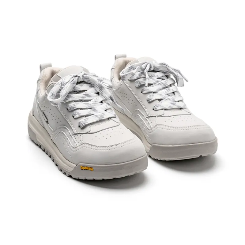 Mule Donkey Slip Resistant Height Increasing Low Top Casual Shoes Unisex White-2