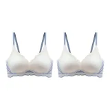 2 Pack (Cream White+Cream White)