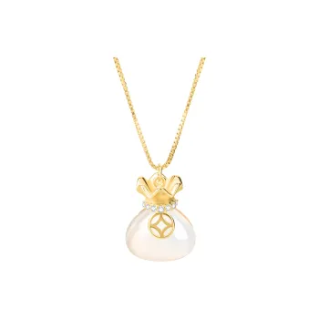 SFER Chalcedony Jade Necklaces Women's