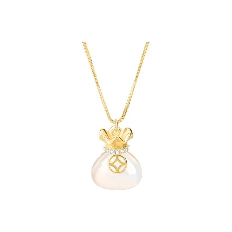 SFER Chalcedony Jade Necklaces Women's-0