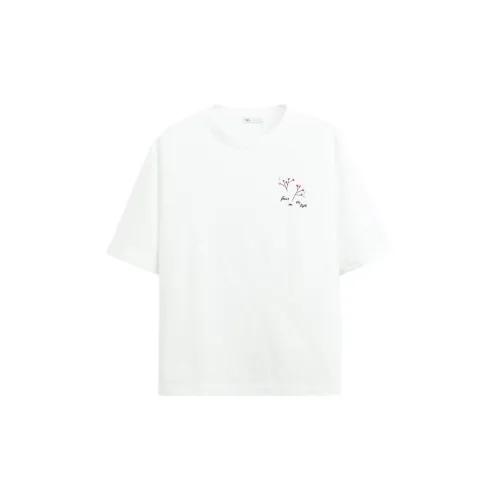 ZARA T-Shirts Men White