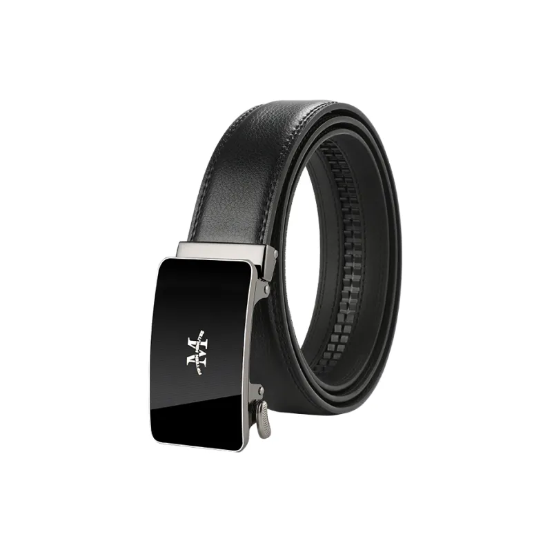 15 MINS Split Cow Leather Leather Belts Men's 3.5cm-0