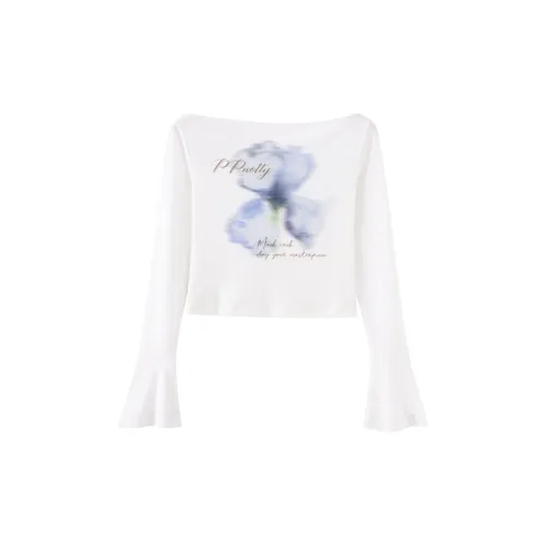 PPNOTTY Chiffon Shirt Women's White