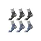 6 Pack (3 Dark Gray+3 Dark Blue)