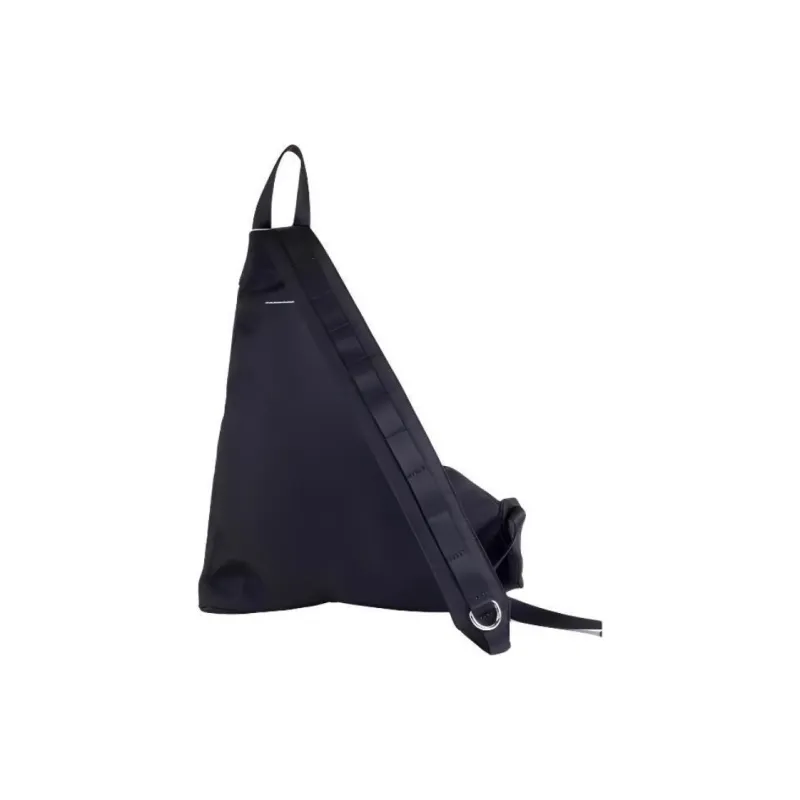 MM6 Maison Margiela Logo Detailed Zipped Shoulder Bag-1