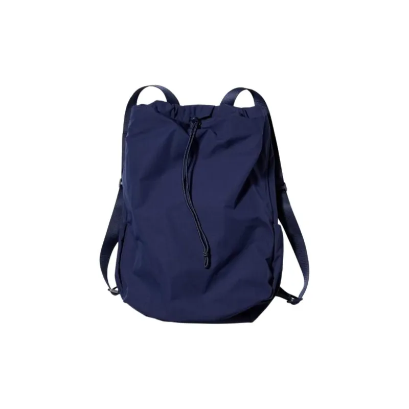 UNIQLO Polyester With Cotton Backpack Regular Unisex Sea Blue-0