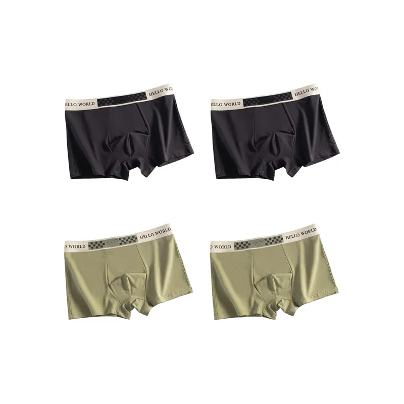 Flowers In Water Underpants Men's 4 Pack-23