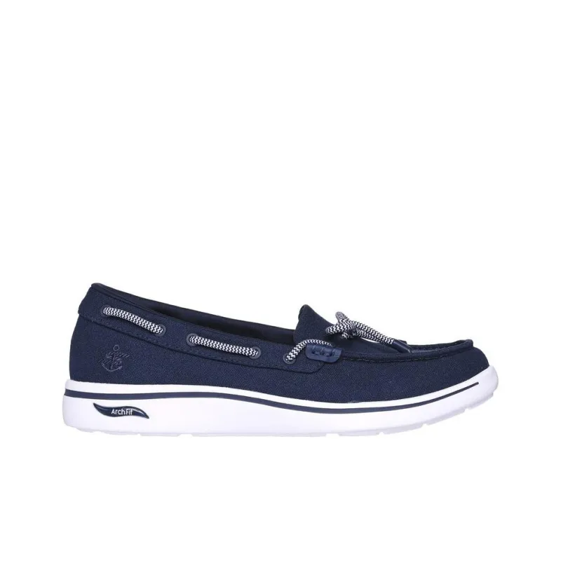 Skechers ARCH FIT UPLIFT - Laguna Cushioning Wear-Resistant Low-Top Casual Shoes Women's Marine Blue-1