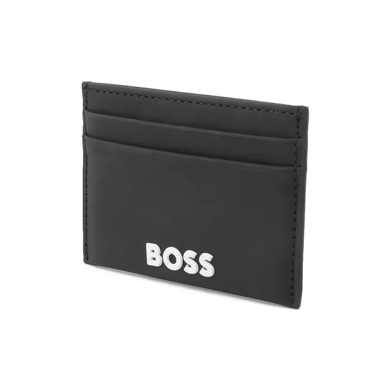 HUGO BOSS Polyisocyanate Card Holder Men's Black-1