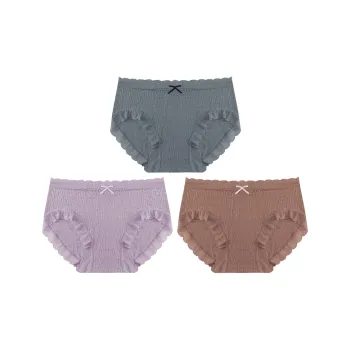 Flowers In Water Underpants Women's 3 Pack