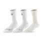 3 Pack Knee-High (White Pink+Beige Yellow+White Black)