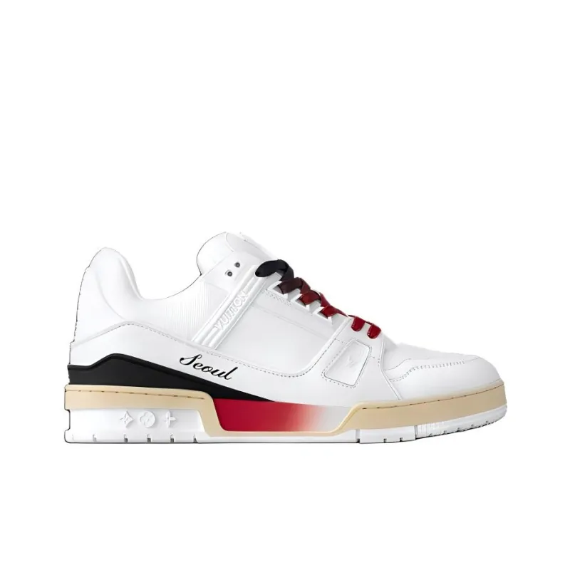 LOUIS VUITTON Trainer Skateboard Shoes Unisex Mismatched Color-1