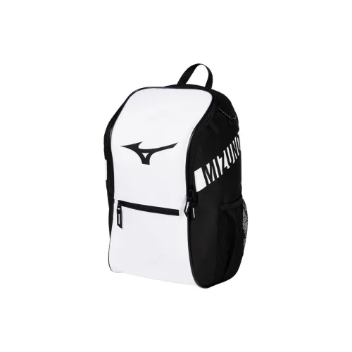 Mizuno Polyester Backpack Regular Unisex Black & White