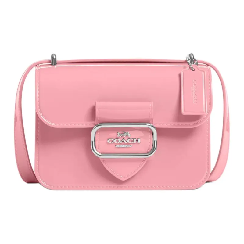 COACH Morgan Jelly Shoulder Bag Crossbody Bag Small Size Women's Silver & Blossom Pink-0