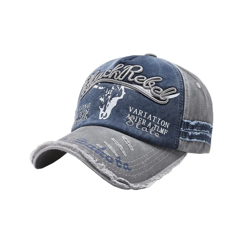 BSELEON Denim Baseball Caps Unisex-3