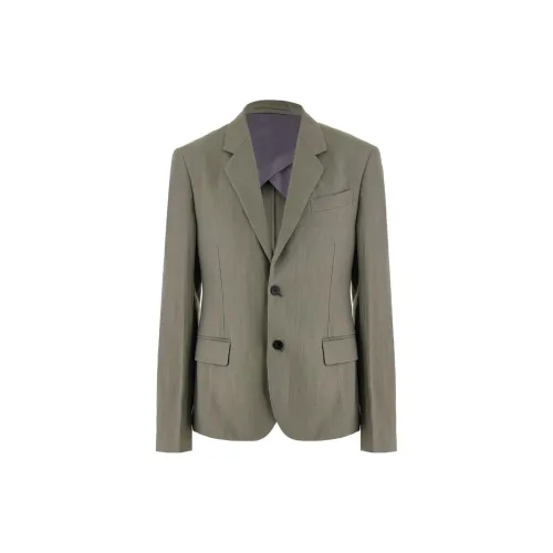 Ferragamo Tailored Linen-blend Blazer