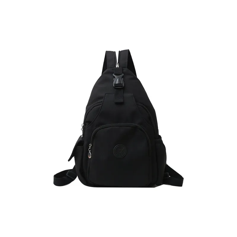 GKY Nylon Backpack Regular Unisex White/Orange/Black-11