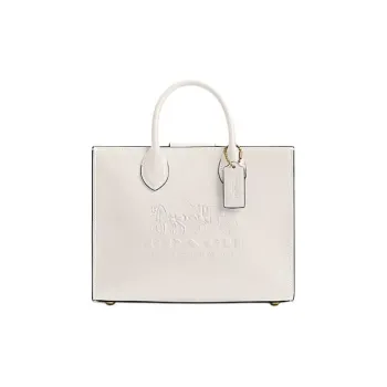COACH Ace Cow Leather Shoulder Bag, Crossbody Bag, Handbag Medium Size Women's White