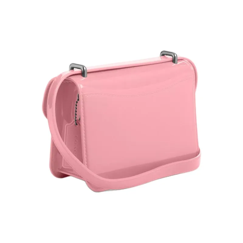 COACH Morgan Jelly Shoulder Bag Crossbody Bag Small Size Women's Silver & Blossom Pink-1
