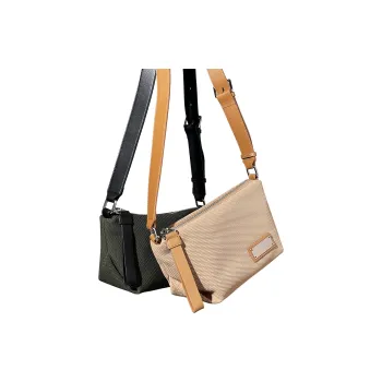 AJ AOIRJ Fabric Crossbody Bag Shoulder Bag Small Size Women's Apricot Jasper