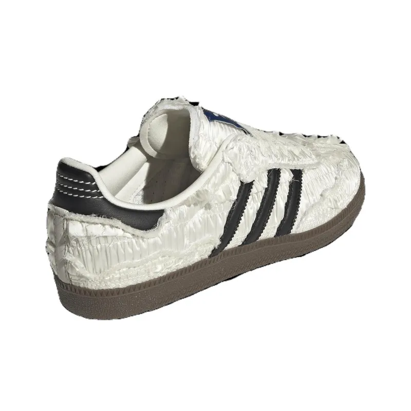 Adidas Samba Reverie By Caroline Hú Clot White Textured Silk Upper-3