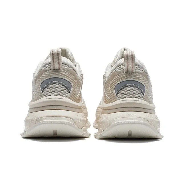 XTEP Basque Height Increasing Coverage Low-Top Casual Shoes Men's Fresh Look Milk Cheese-5