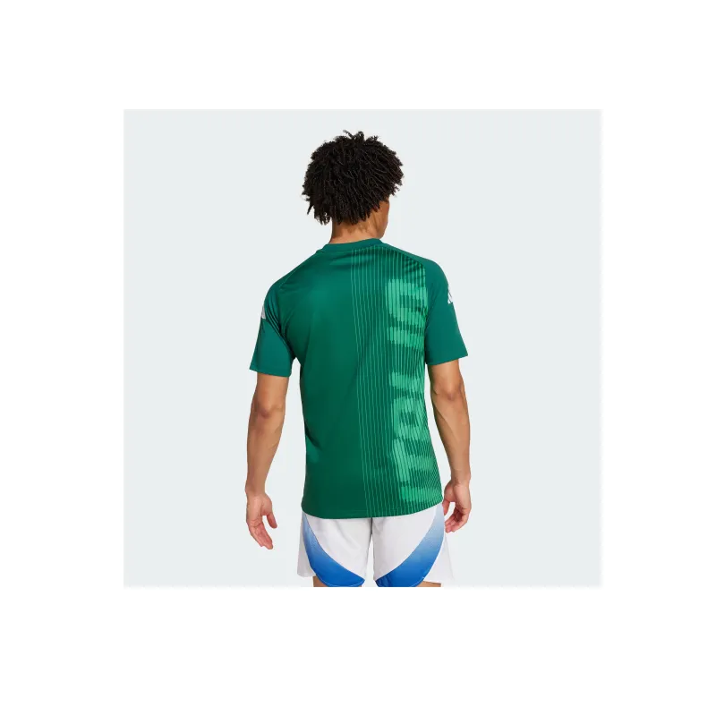 Adidas ITALY PRE MATCH JERSEY Soccer Jerseys Men's Dark Green-5