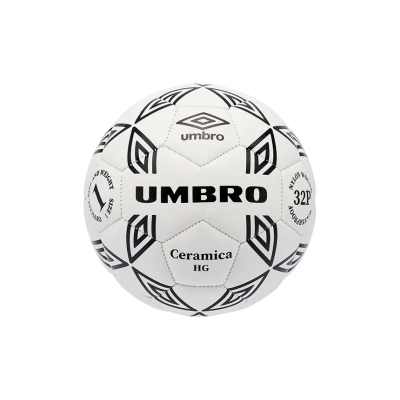 Umbro Size 1 Soccer PU Machine Stitched Soccer Ball Unisex White Black-2