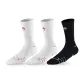 3 Pack Knee-High (White Pink+White Pink+Black)
