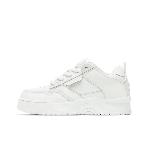 Dickies Patchwork Minimalist Style Trendy Low-Top Skateboard Shoes Men's White