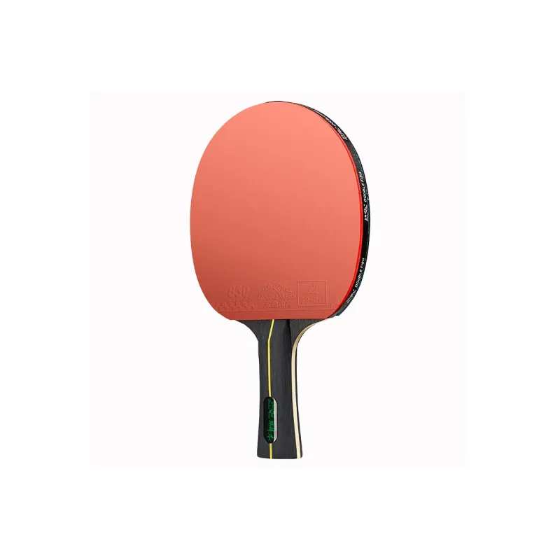 DOUBLEFISH Ping Pong Paddles Unisex All Wood Professional [Long Handle Shakehand Grip One]-0