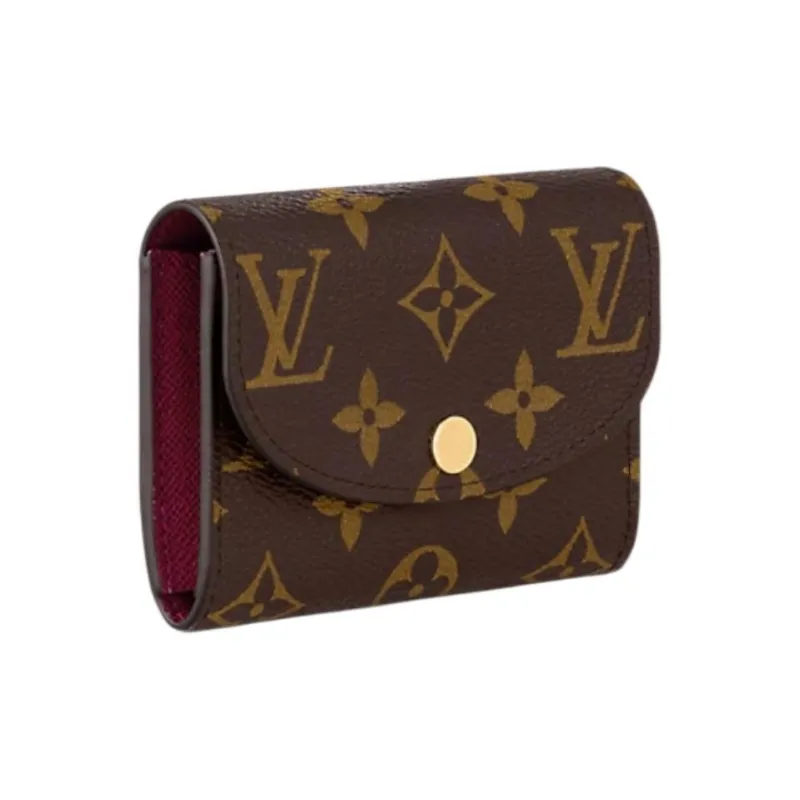 LOUIS VUITTON Coin Purse Rosalie Monogram Fuchsia-2