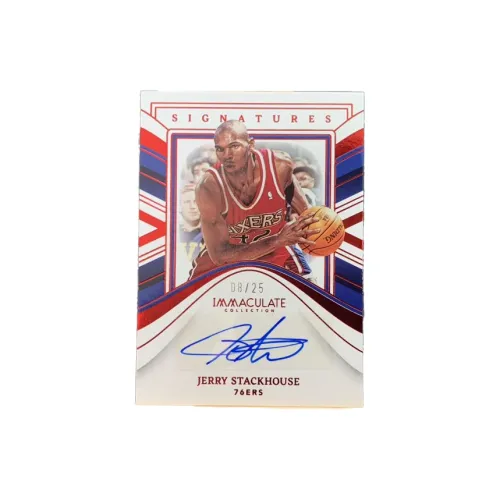 PANINI Jerry Stackhouse 2022 23 Aimimi 76 Persons Signature 08/25 Basketball Card Product Access Sports Cards 1 Pc