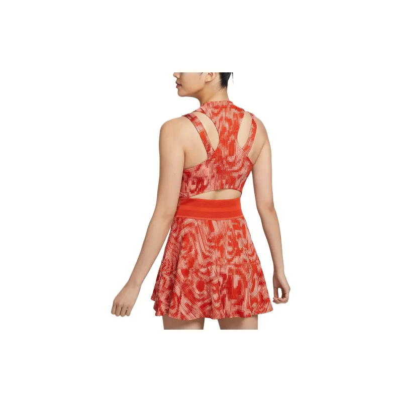 Nike Sleeveless Dress Women's Rusty Red/Black-1
