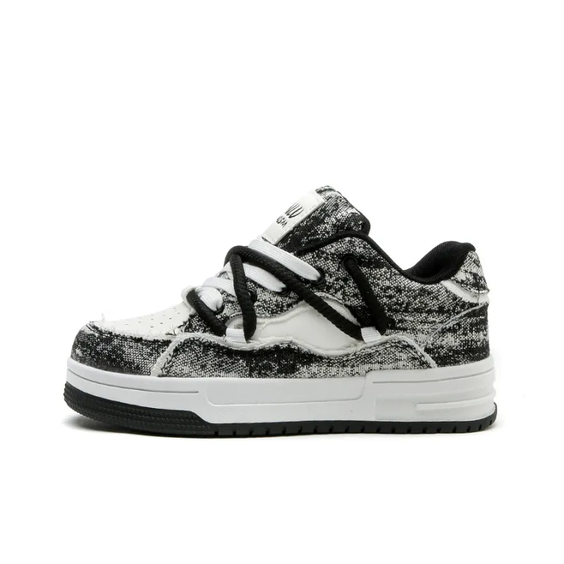 Medd Lightweight Breathable Height Increasing Low Top Skateboard Shoes Unisex-6