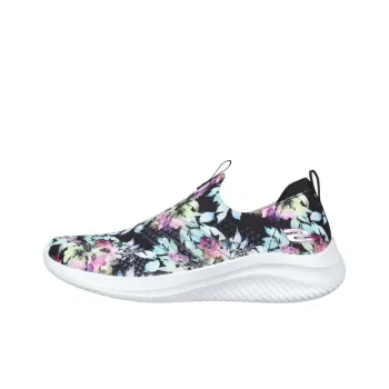 Skechers Ultra Flex 3.0 Flower Road Cushioning Breathable Low-Top Casual Shoes Women's Black