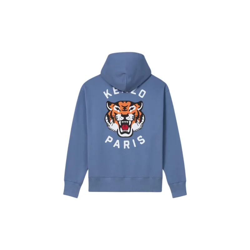 KENZO Lucky Tiger Genderless Embroidered Oversized Hoodie-1