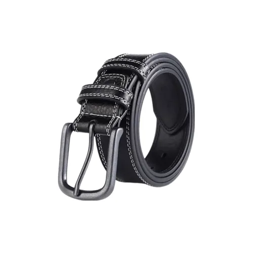 Warrior Students' Military Training Hong Kong Chic Alloy Leather Belts Unisex Width  3.8CM