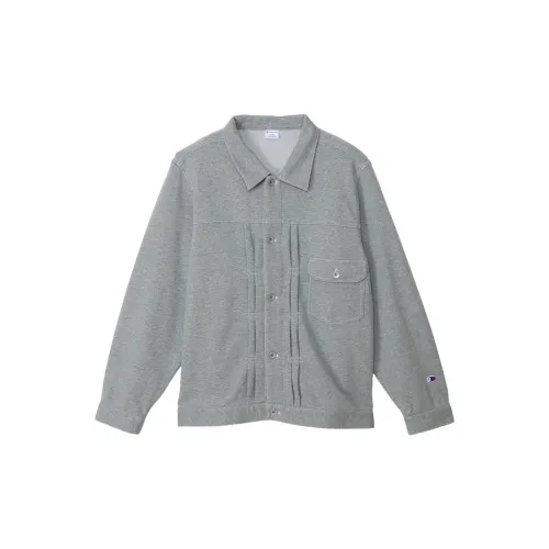 Champion Denim Jackets Men Oxford Gray