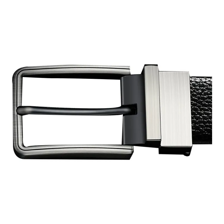 CARTELO Cow Split Leather Belts Men's Width 3.3cm-2