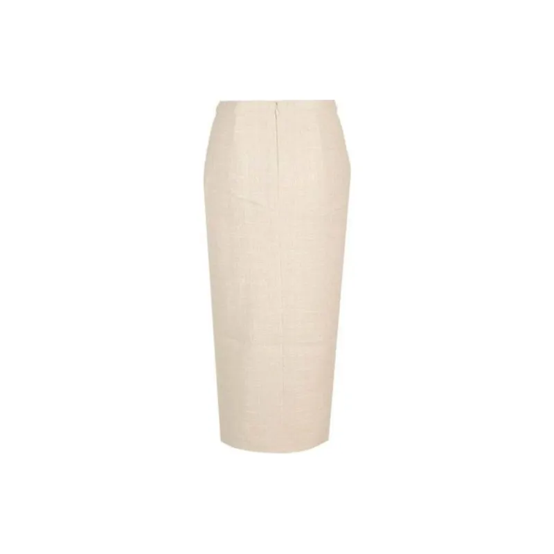 Self portrait Casual Long Skirt Women's White-1
